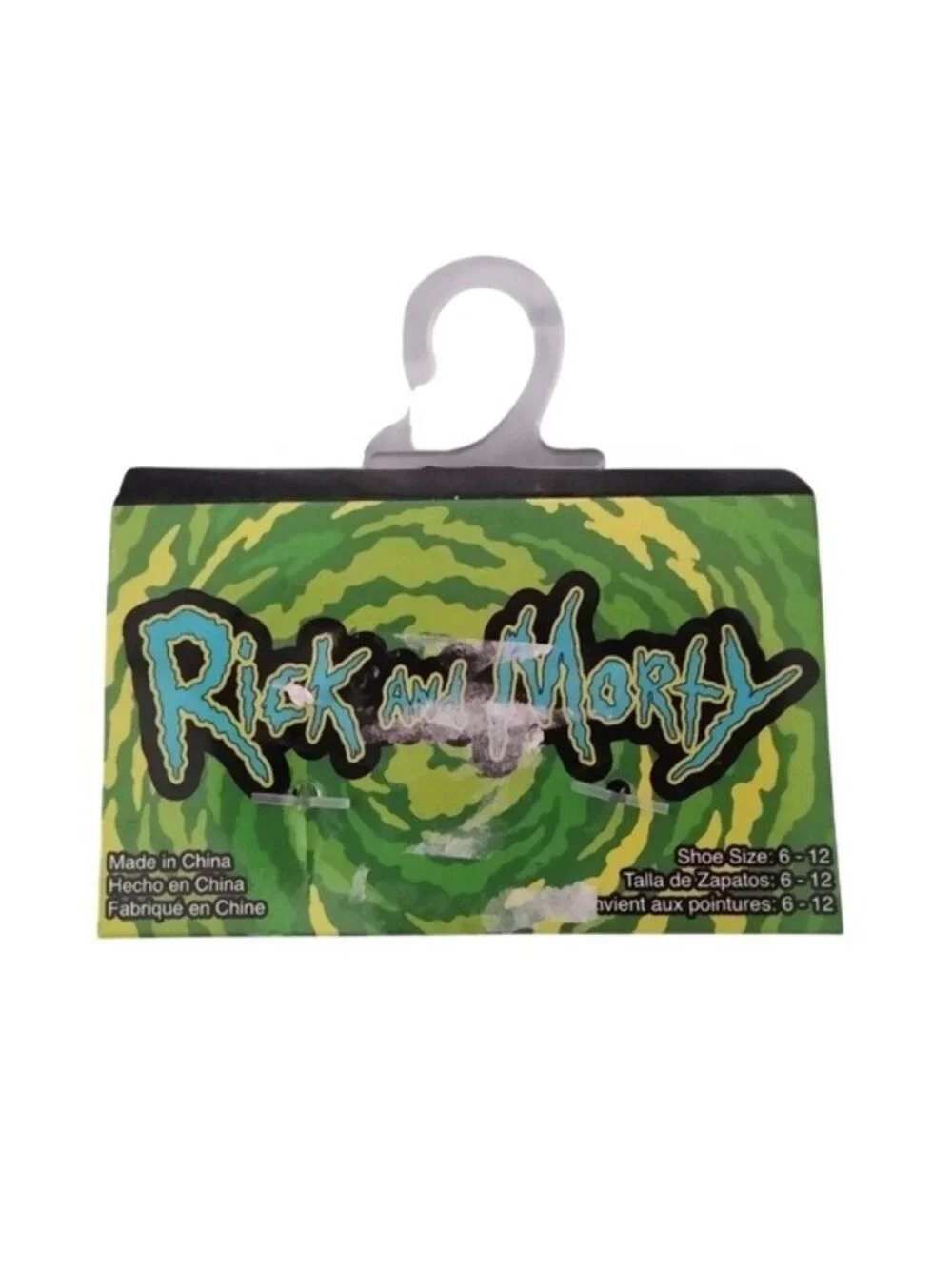Men's Rick & Morty Pickle Rick 2 pair Socks, size 6-12